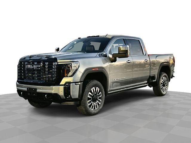2026 GMC Sierra 2500 HD Denali Ultimate in Sterling Metallic — front three-quarter view