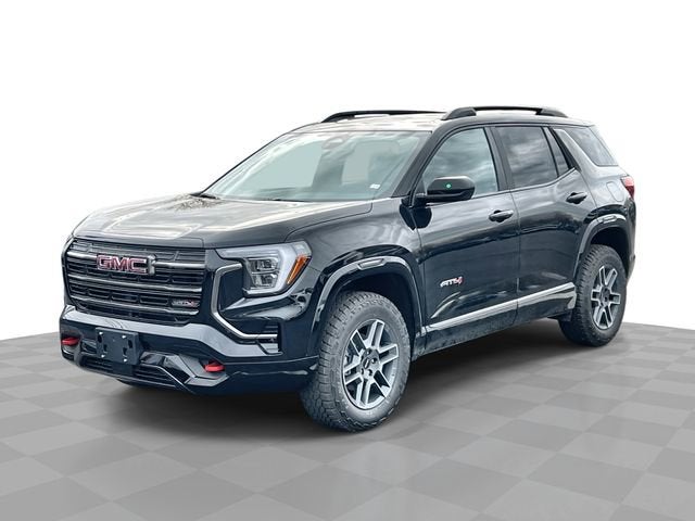 2026 GMC Terrain AT4 in Ebony Twilight Metallic — front three-quarter view